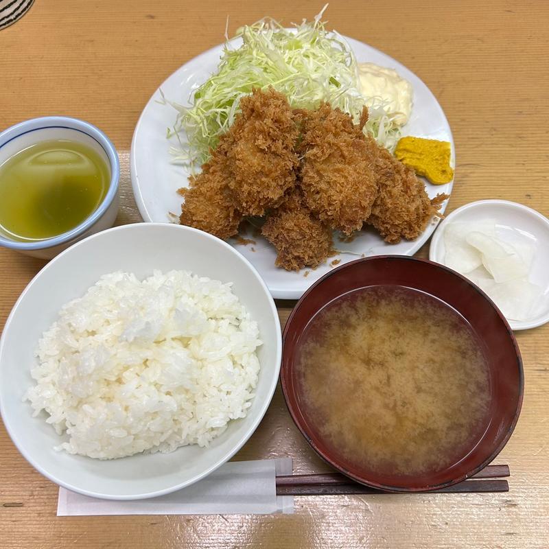 カキフライ定食(山家 上野店)