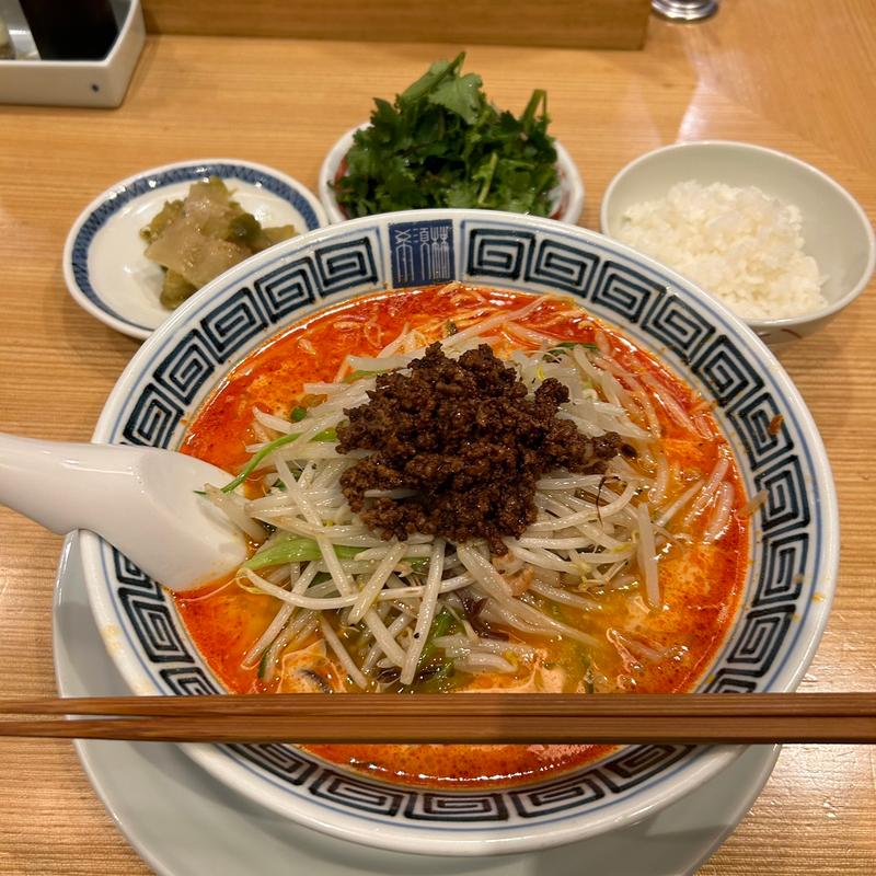 担々麺大辛＋パクチー(希須林 担々麺屋 赤坂店 （キスリン タンタンメンヤ）)