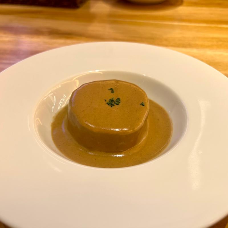 大根ポルチーニ茸のクリームソース(赤白 心斎橋パルコ店)