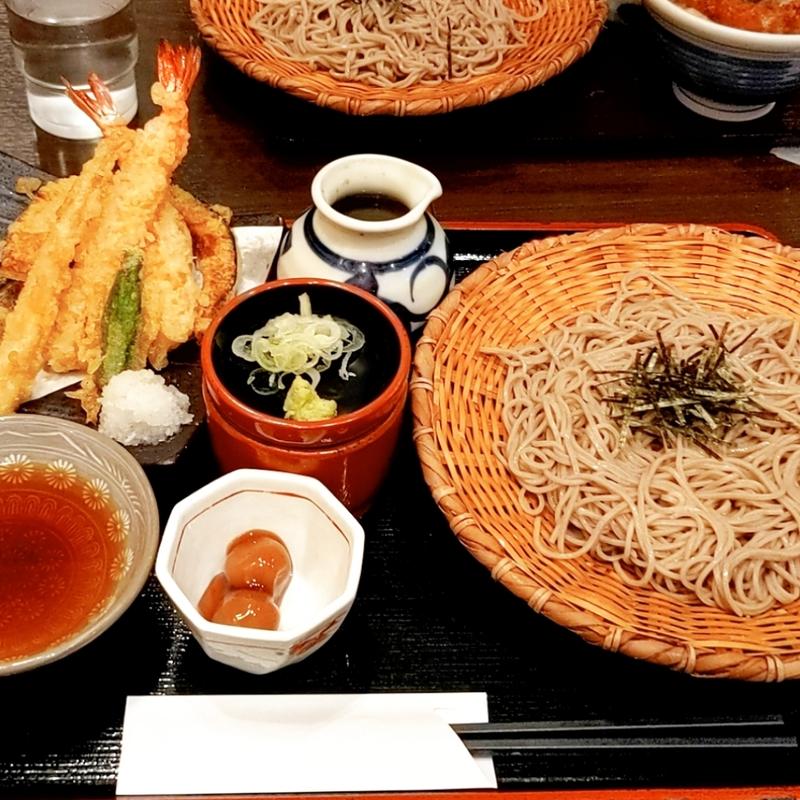 大海老天ざるそば(信州そば処  そじ坊  高槻阪急店)