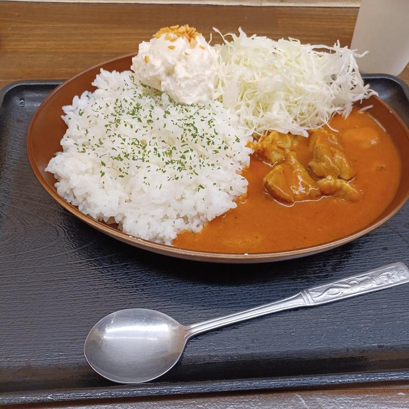 バターチキンカレー(からあげ丼日の家・海鮮漁師丼日ノ本家 柏木店)