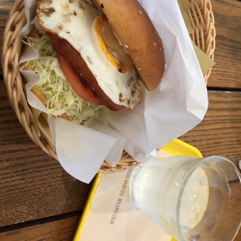 スパムバーガー(フレッシュネスバーガーベイサイドプレイス博多店)