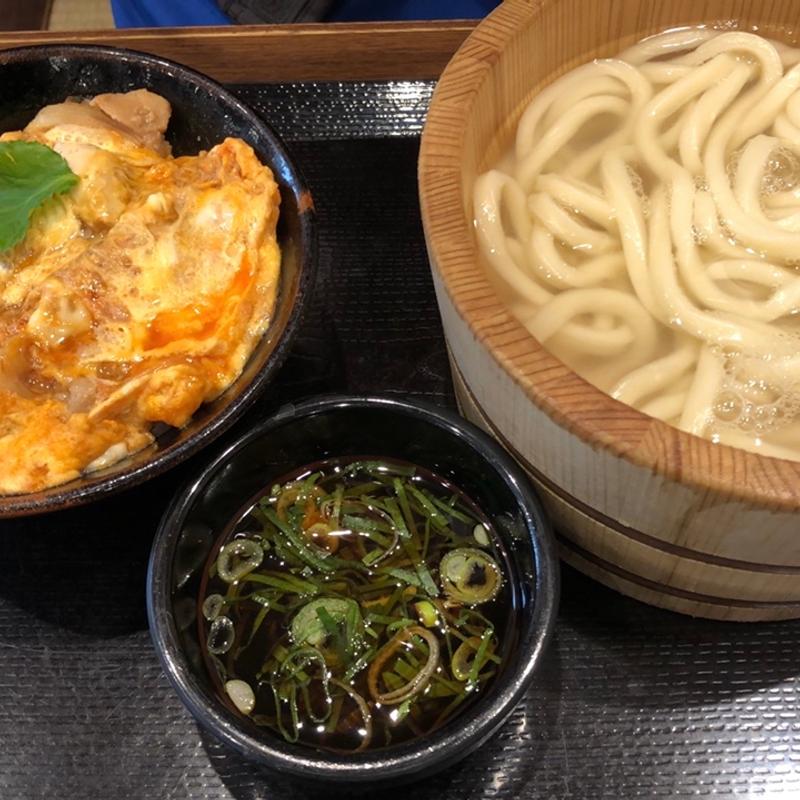 親子丼セット(丸亀製麺 鹿児島吉野店 )