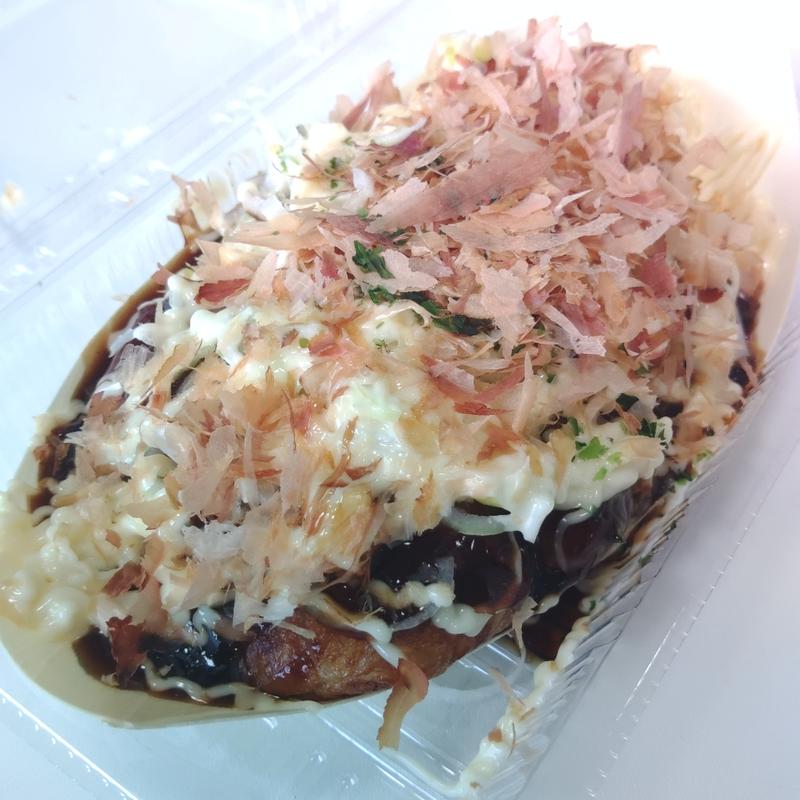 自然薯ソースねぎたこ焼き(竹っ子庵 )