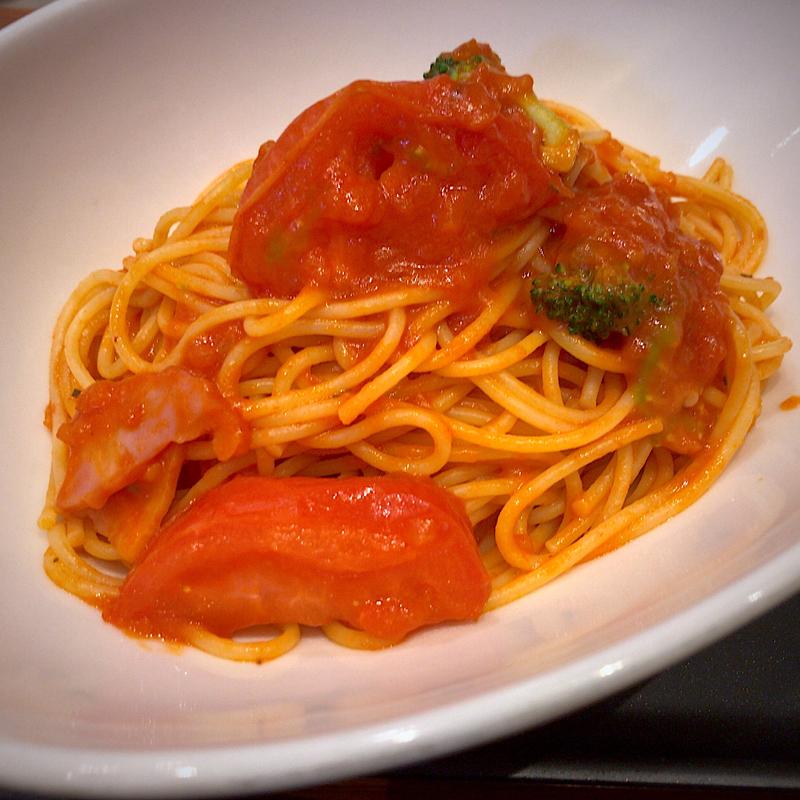 フレッシュトマトとベーコンのパスタ(タリーズコーヒー 仙台市立病院店)