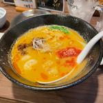 エビ味噌坦々麺(麺酒場さきや)