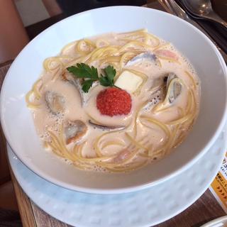 あさりと明太子のクリームスープ(ココス 高萩店)