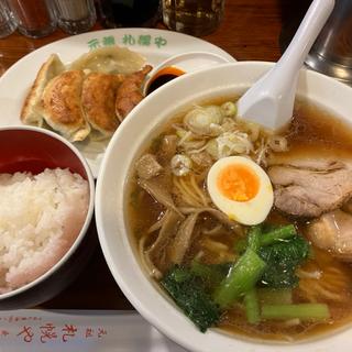 醤油ラーメン+餃子半ライス(元祖札幌や 東海店 )