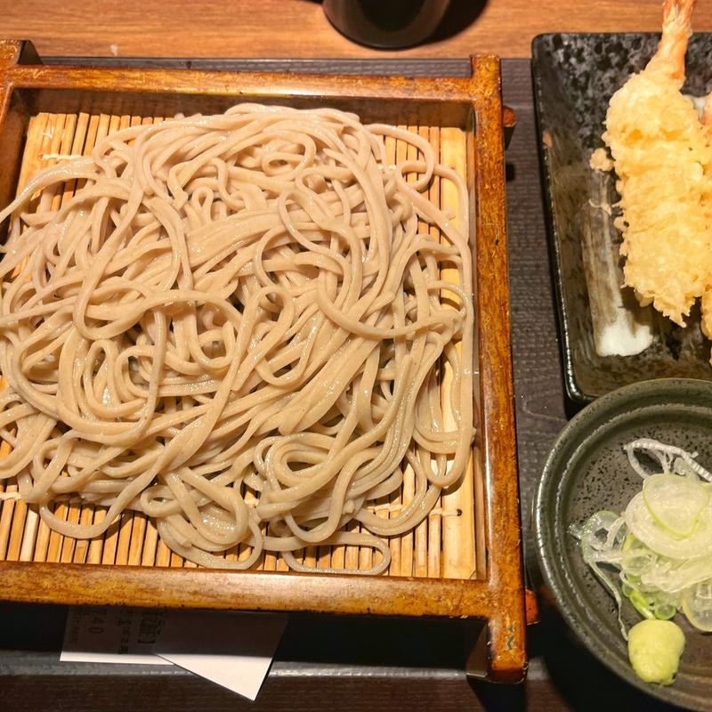 海老天蕎麦(十割蕎麦 さ竹 恵比寿店)