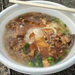 本物フカヒレの塩そば～照焼きトロ肉と共に～(道の駅はが)