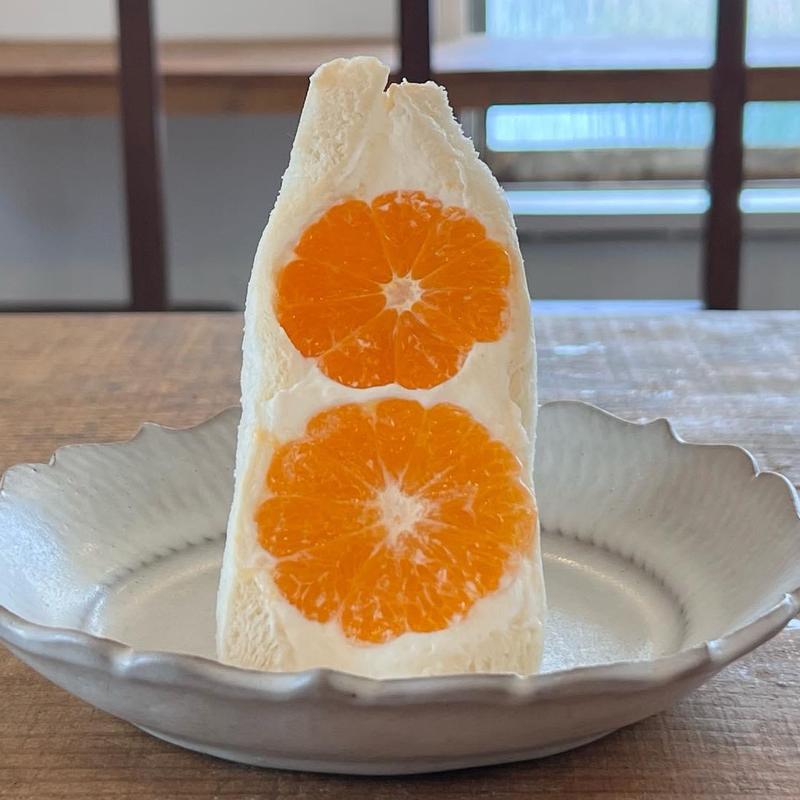 幸せのフルーツサンド みかん(果実店canvas吉祥寺)
