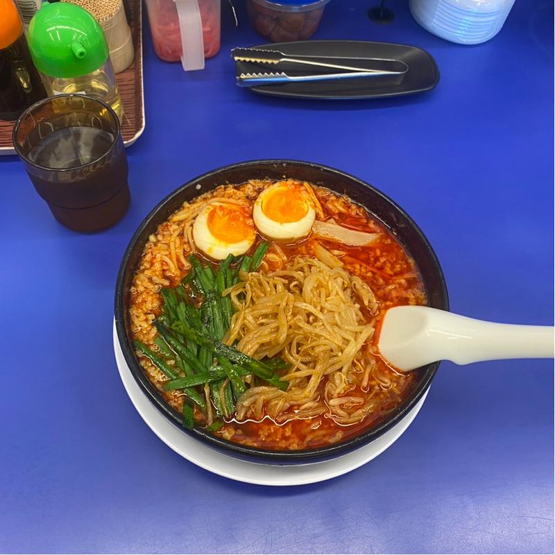 旨辛麺(来来亭 若松大鳥居店)