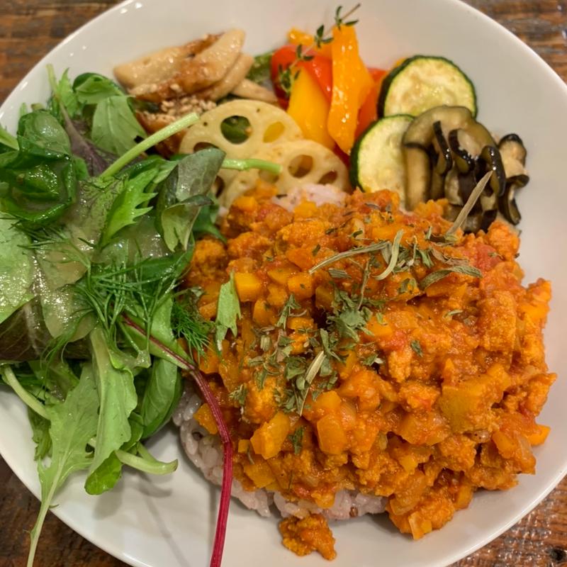 高野豆腐のキーマカレー(Herb tea cafe Franc)