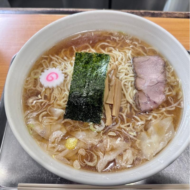 ワンタン麺(日吉 大勝軒)