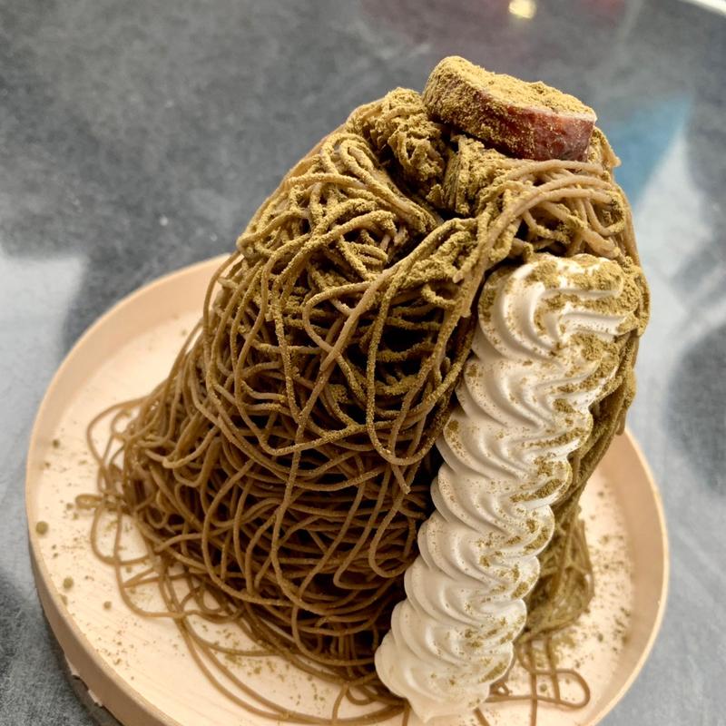 ほうじ茶モンブランソフト(栗りん)