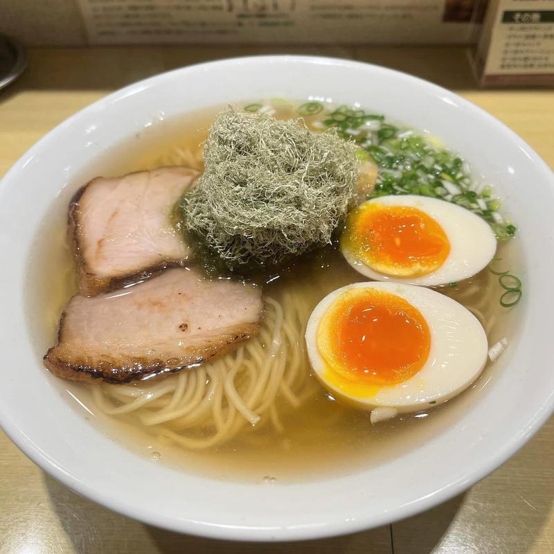 ラーメン たまご かごめ昆布(函館塩ラーメン 五稜郭 （ゴリョウカク）)