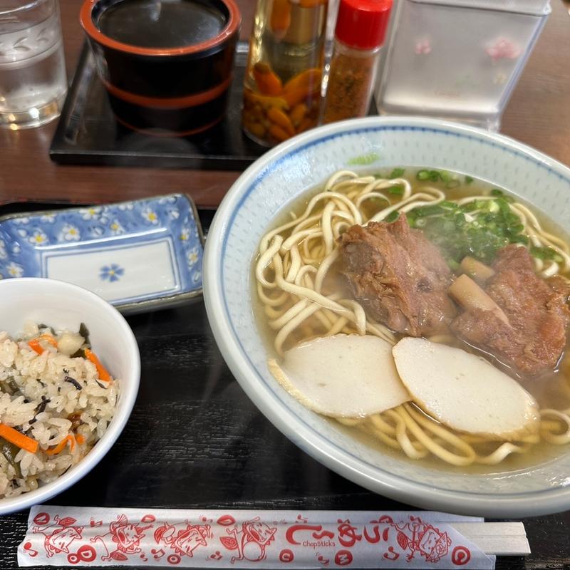 本ソーキそば(天妃そば)