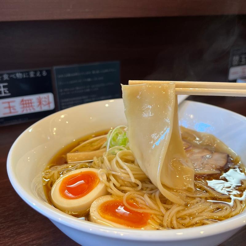 鯵と鰹の醤油そば(麺乃はる)