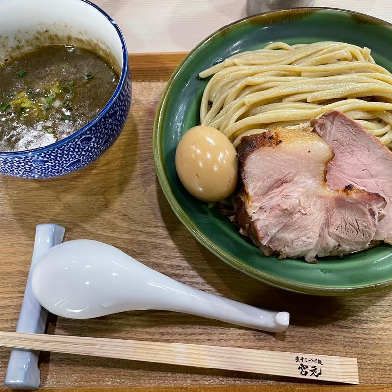 味玉特濃煮干しつけ麺(煮干しつけ麺 宮元)