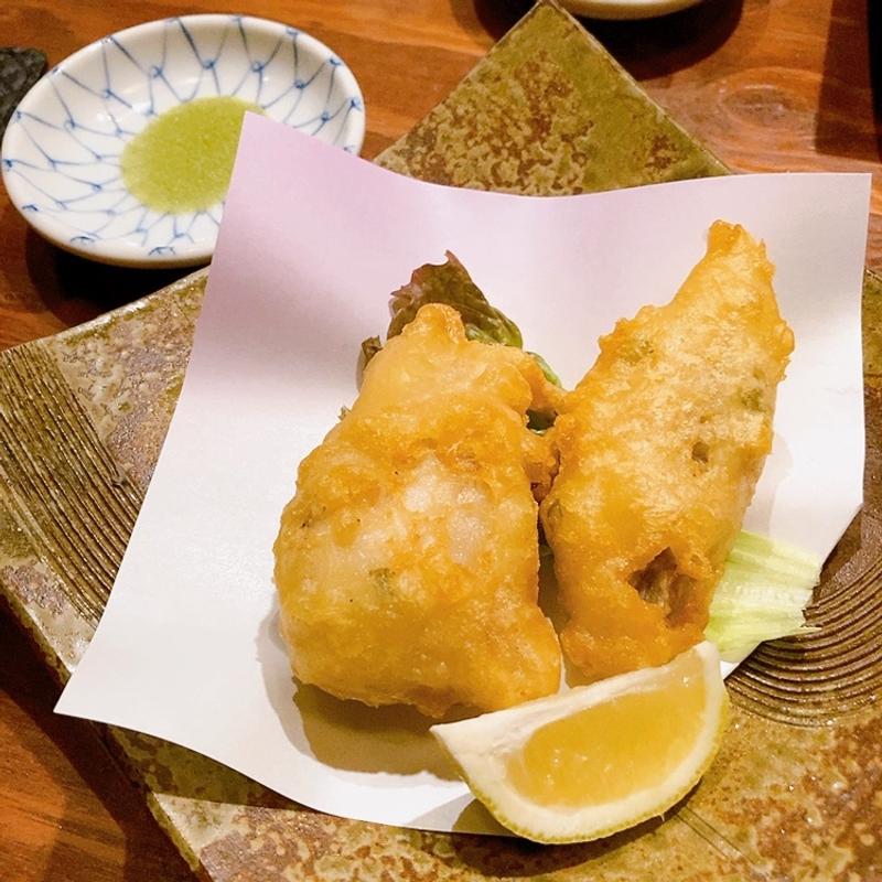 とらふぐ竜田揚げ（特撰コース）(絹や)