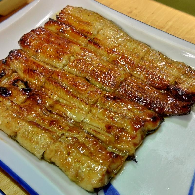 白焼き一度漬け蒲焼き(川栄)