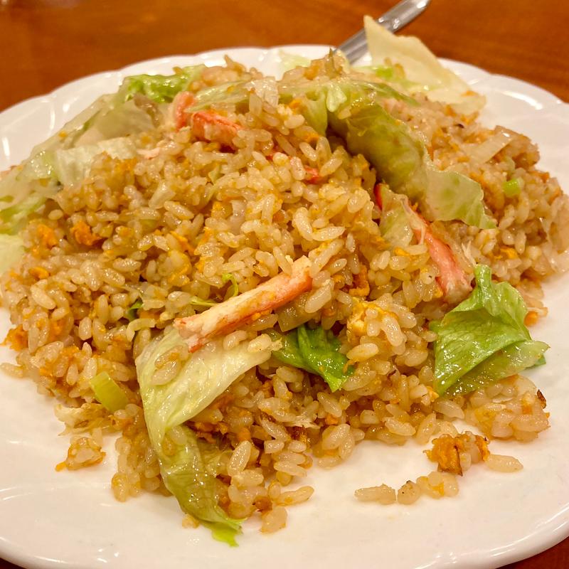 ズワイ蟹レタス炒飯(中国食府 双龍居 天満駅前店 )