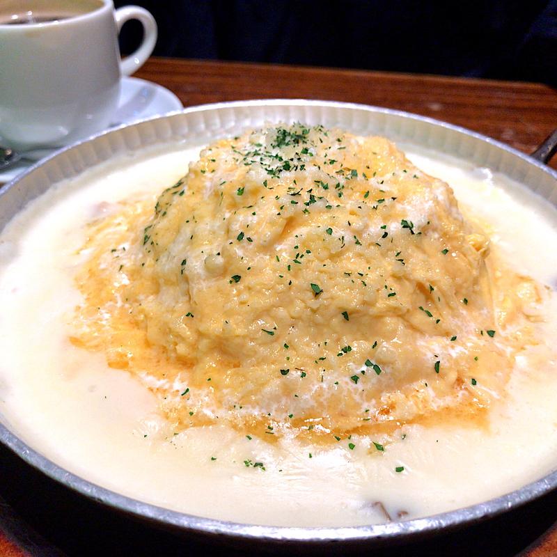 きのこクリームソース オムライス ドリンクセット(ニューヨークキッチン エスパル仙台 （NEW YORK KITCHEN）)