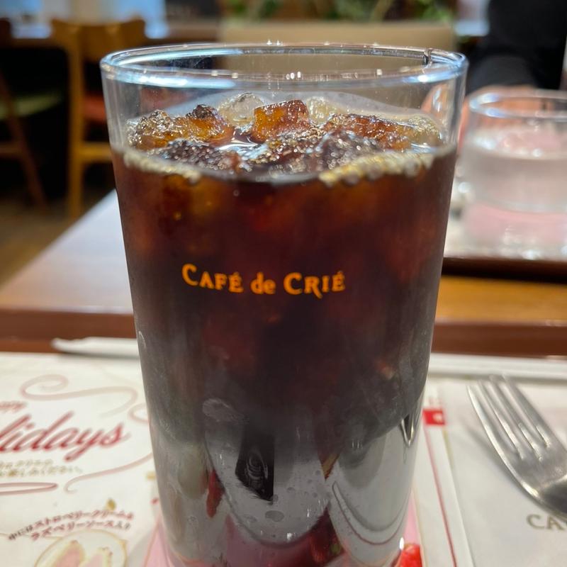 アイスコーヒー(カフェ・ド・クリエアットインホテル豊田市駅店)