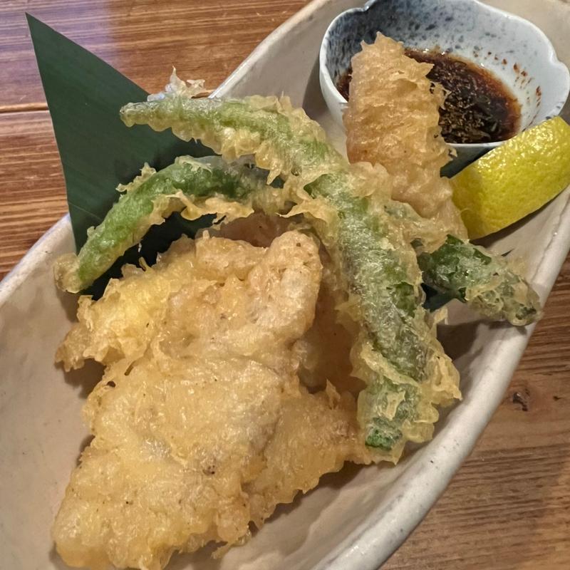 ホルモンの天ぷら(獅魂 （しこん）)