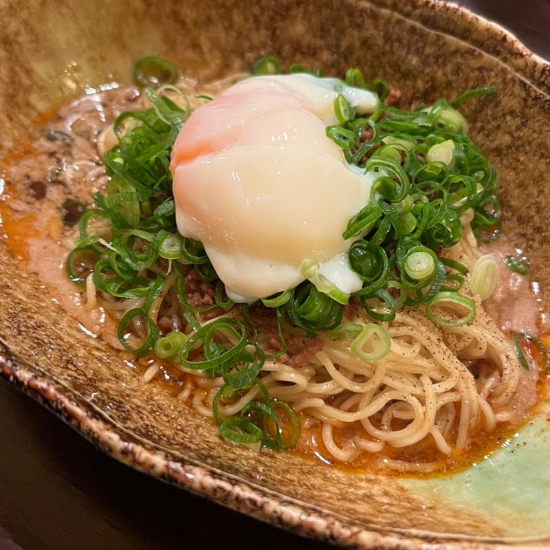 汁なし坦々麺(汁なし担担麺　くにまつ　流川店)