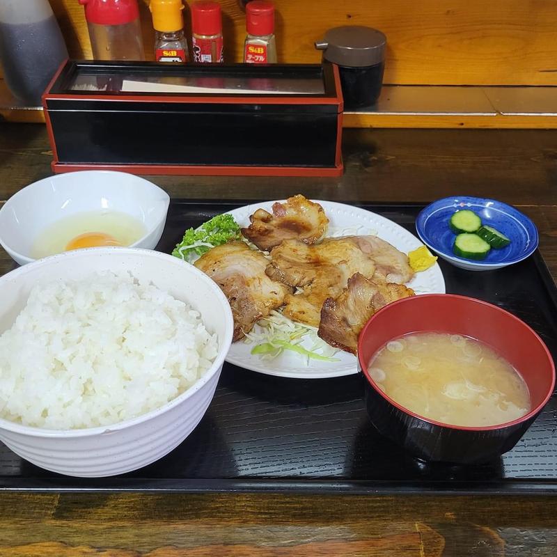 焼きチャーシュー定食(てりや)