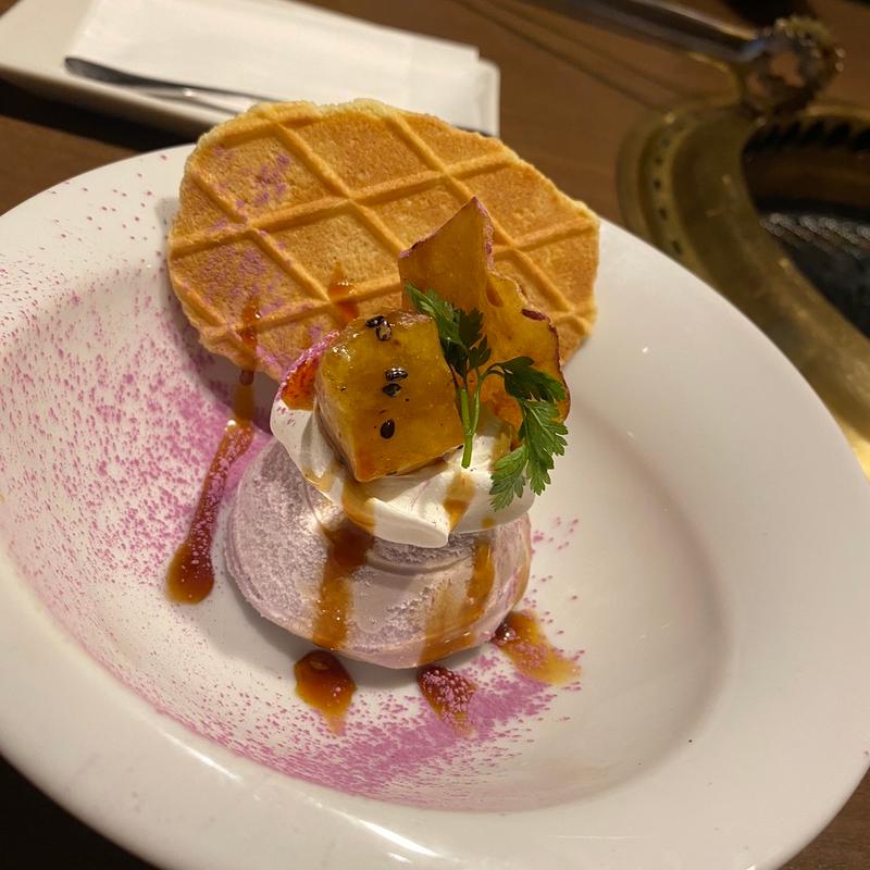 紫芋のジェラート(ワンカルビ 相模原星が丘店)