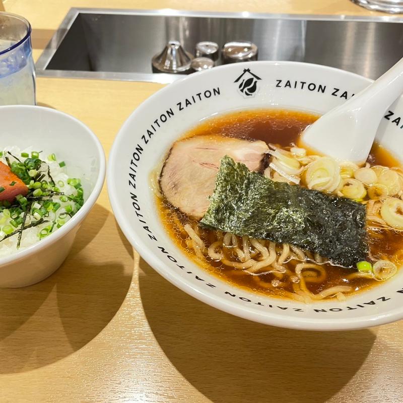 中華そばセット(ざいとん上海 博多駅店)