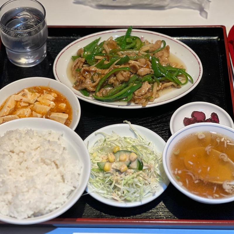 本日のB定食（青椒肉絲）(漢陽楼別館)