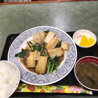豆腐チャンプル定食(お食事処 三笠 久米店)