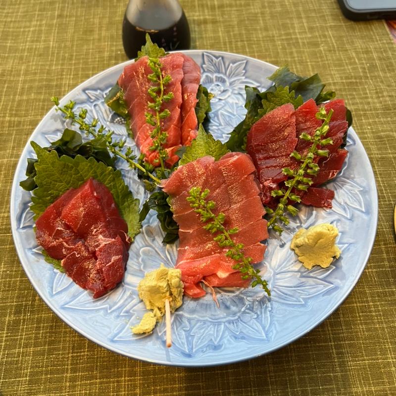 マグロ刺身(一汁三菜　えちごや)