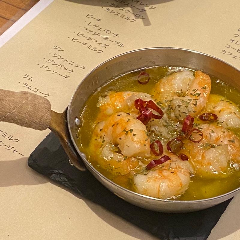 アヒージョ(minamo cafe)