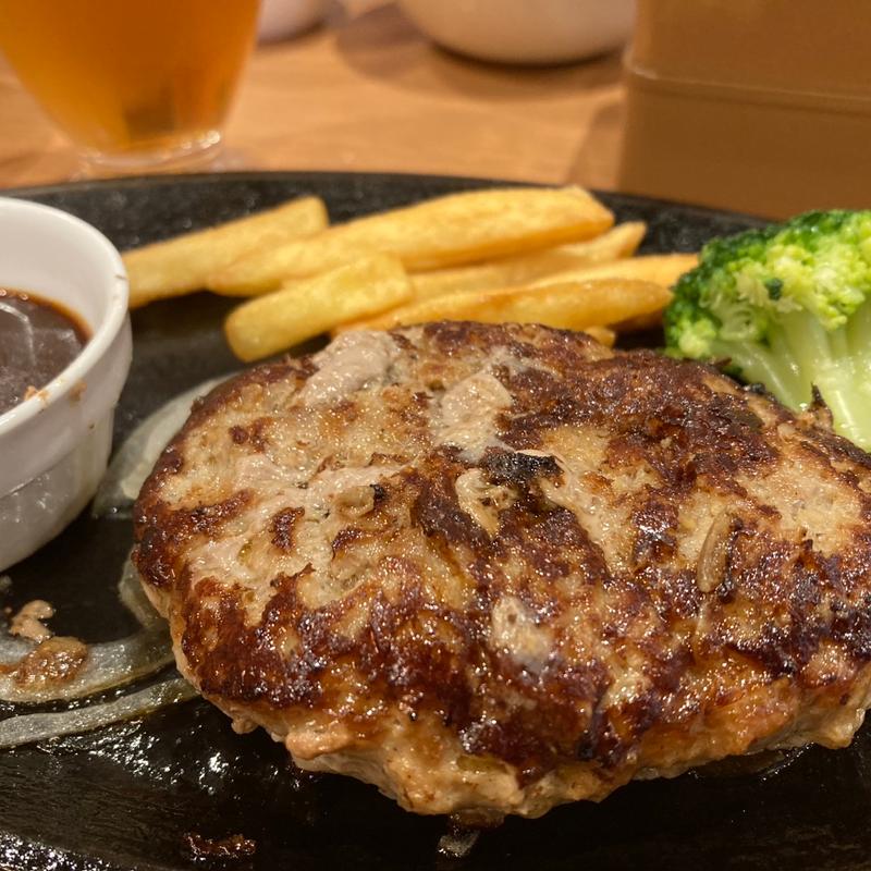 手ごね合挽きハンバーグ(ビッグボーイ 富士瓜島店)