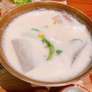 ほくほく野菜の豆乳豚汁（定食セット）(小料理屋 永山)