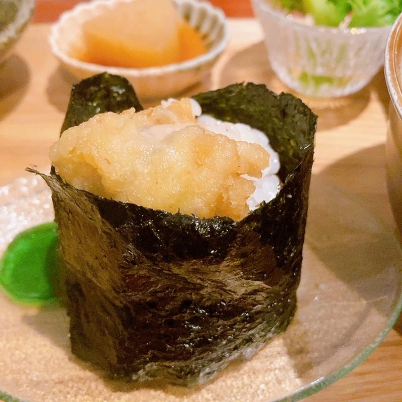 牡蠣天むす(小料理屋 永山)