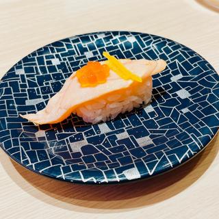 サーモン炙り岩塩(すし松 エキア プレミエ 和光市駅店)