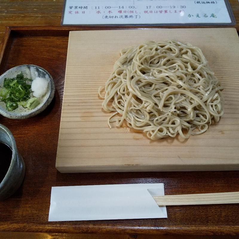 もりそば(かえる庵 )