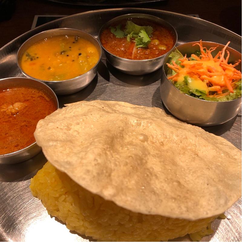 選べるカレープレート　カレー3種(エリックサウス八重洲店)