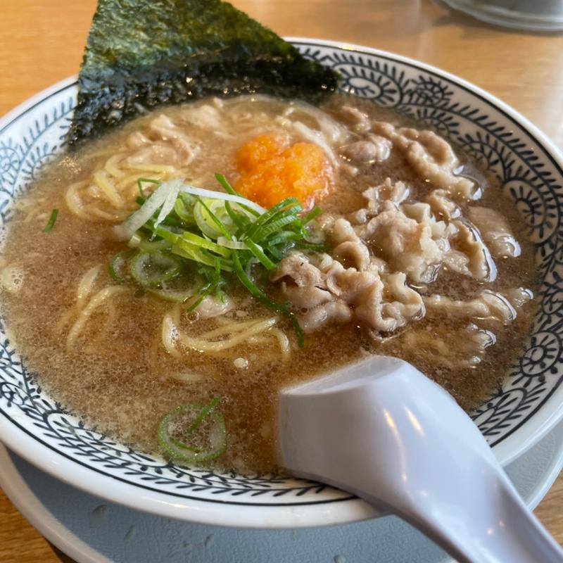 肉そば(丸源ラーメン 河内天美店)