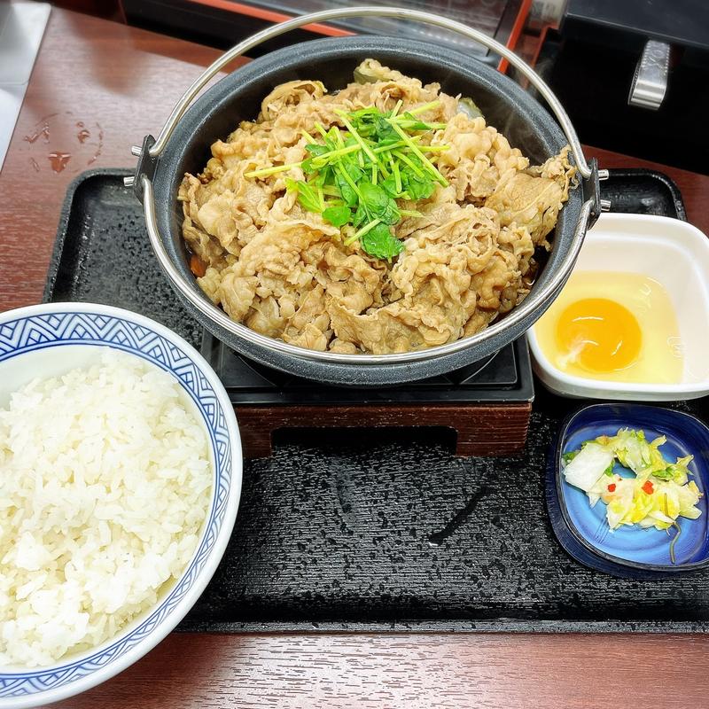 牛すき鍋膳(吉野家 中目黒駅前店 )