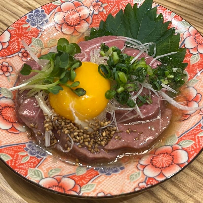 牛タンユッケ(牛たん牛串㐂串　新宿店)