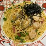 広島産牡蠣と帆立のペペロンチーノ