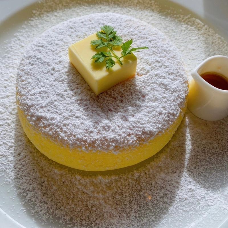 リコッタパンケーキ(KAGUYA Iwamotoyama Cafe)