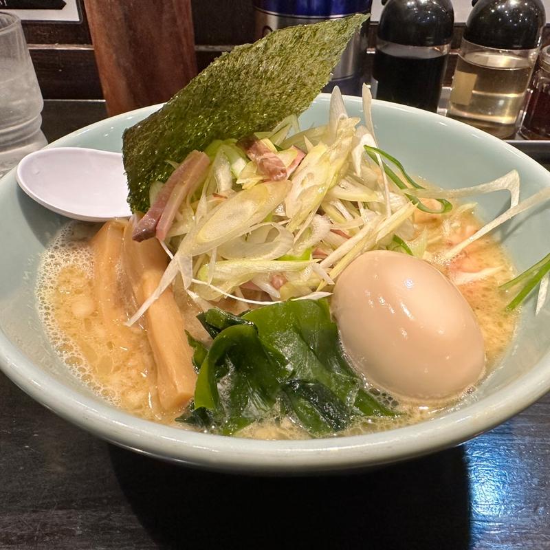 ネギラーメン(柳麺まる重)