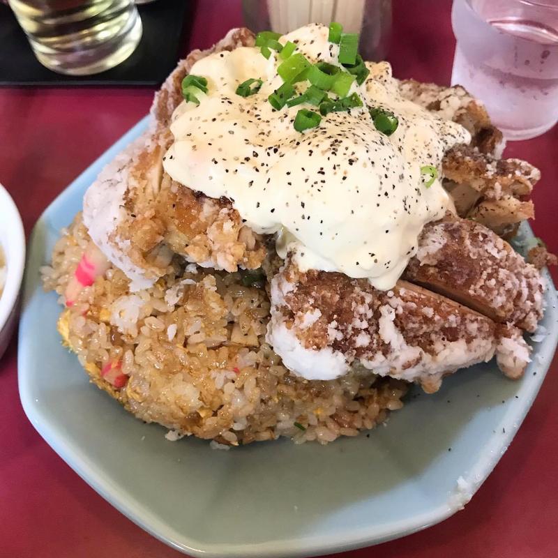 唐揚げ炒飯(かし亀)